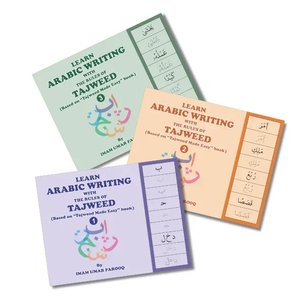 Learn Arabic Writing with Rules of Tajweed