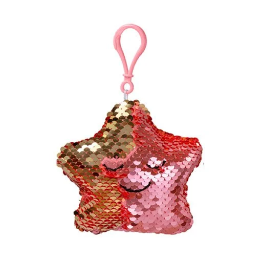 Flippable Sequins My Travel Dua Keyring (Desi