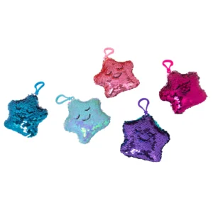 Flippable Sequins My Bedtime Dua Keyring (Desi Doll)