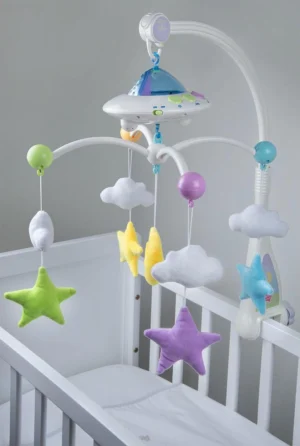 Moon & Stars Quran Cot Mobile with