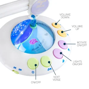 Moon & Stars Quran Cot Mobile with