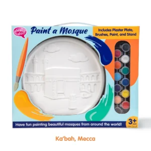 Paint a Mosque Plaster Painting Kit (Kaaba)