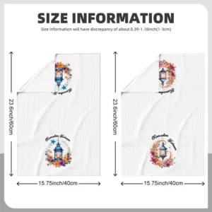 2pcs Ramadan Kitchen Towel Set