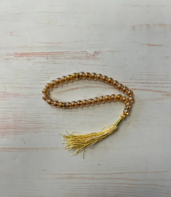 33 pearls Tasbeeh ( golden brown)