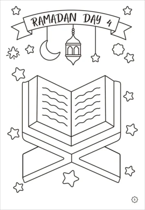 RAMADAN COUNTDOWN COLOURING BOOK