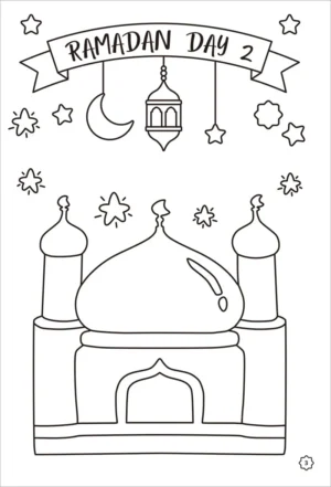 RAMADAN COUNTDOWN COLOURING BOOK