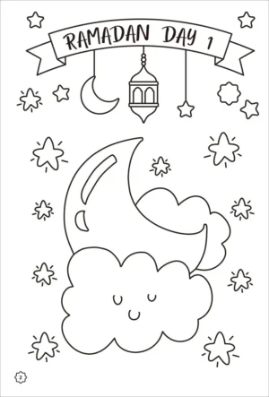 RAMADAN COUNTDOWN COLOURING BOOK