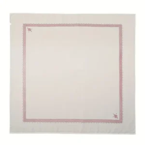 White Muslim Shemagh Scarf with Design