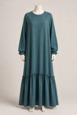 Polyester Cotton Long Dress