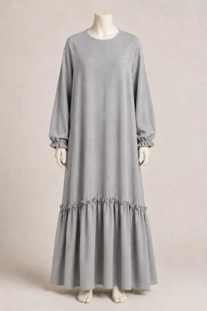 Polyester Cotton Long Dress