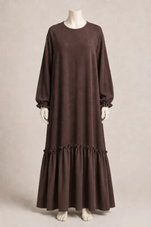 Polyester Cotton Long Dress