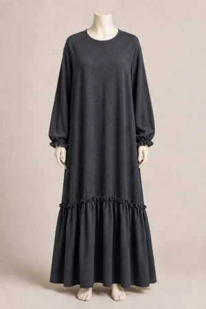 Polyester Cotton Long Dress